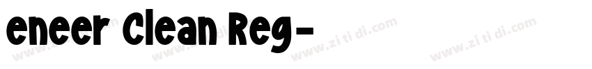 eneer Clean Reg字体转换 eneer Clean Reg字体转换